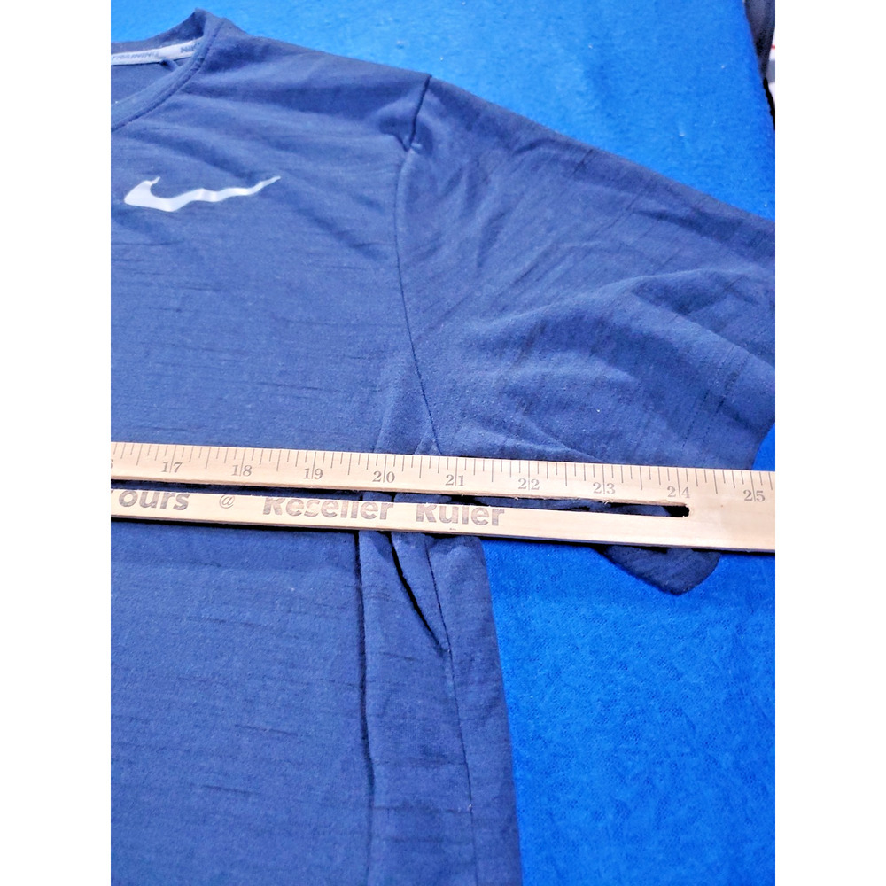 Nike Pro Training Dri-Fit Blue Running T-Shirt Men's Size XL - Picture 8 of 11